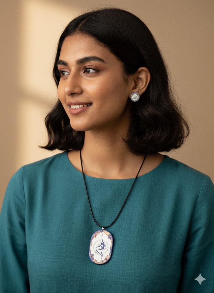 "Azadi" Freedom Calligraphy Jewelry Set