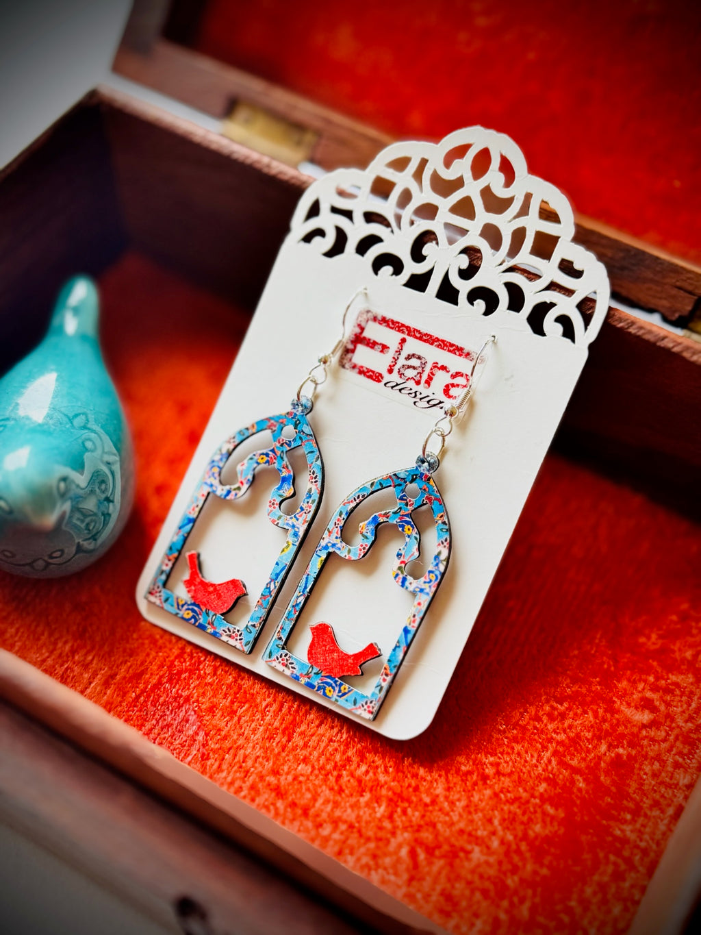 Morghe Aamin Wooden Earrings